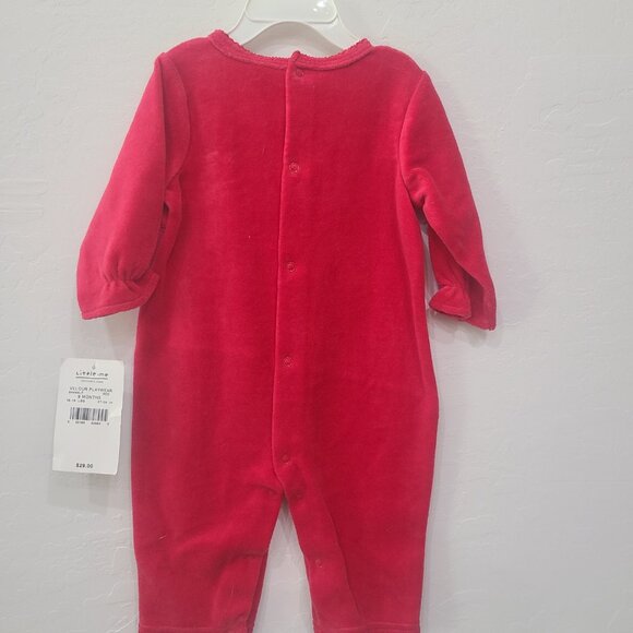 Baby Girl Clothes 9M, lot of 5pcs - Nwt, 2 Dresses & 2 Rompers - Picture 7 of 9